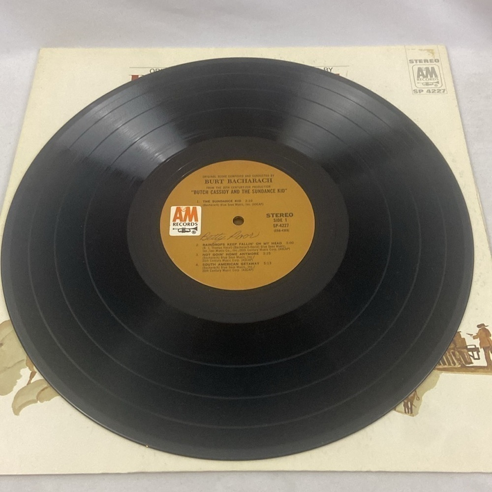 Burt Bacharach Original Score Butch Cassidy And The Sundance Kid Vinyl Record LP - Picture 8 of 15